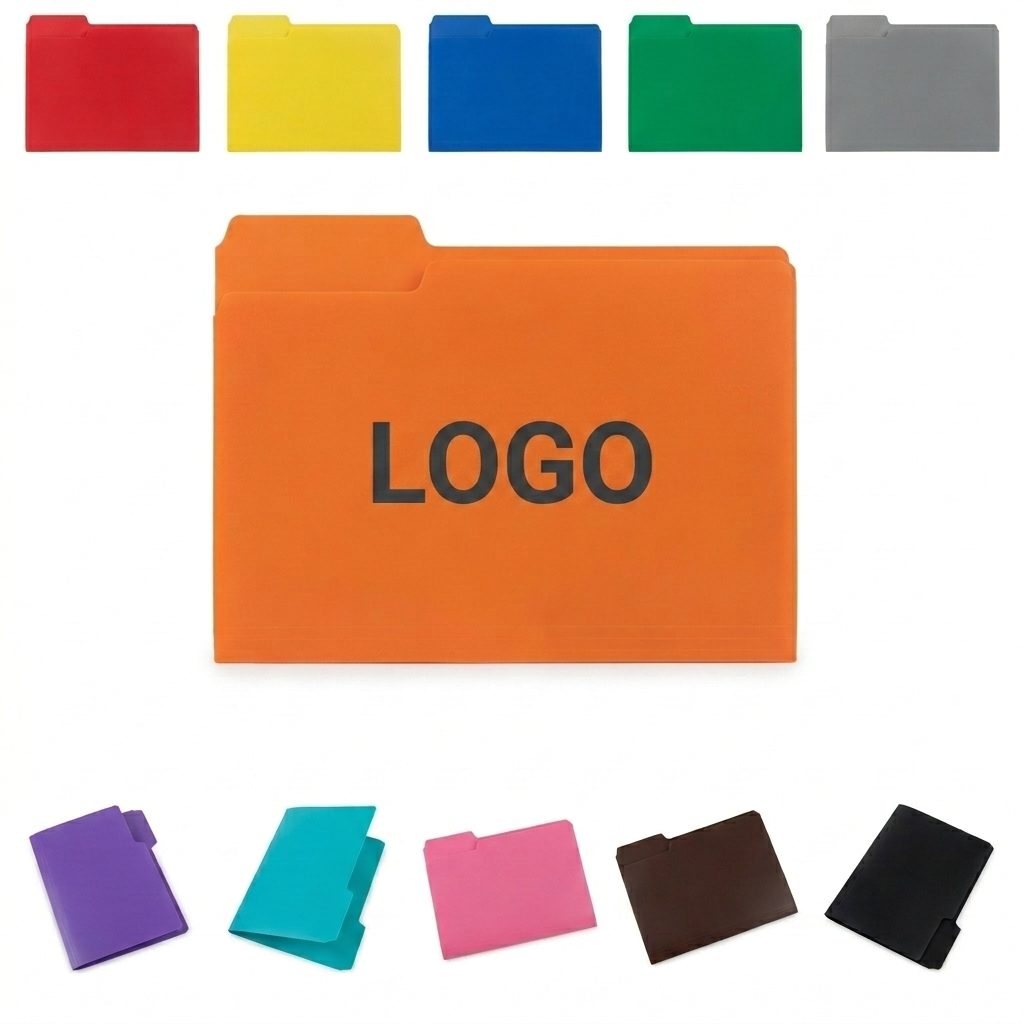 Heavy-Duty Reusable A4 Colored File Folder for Office & School