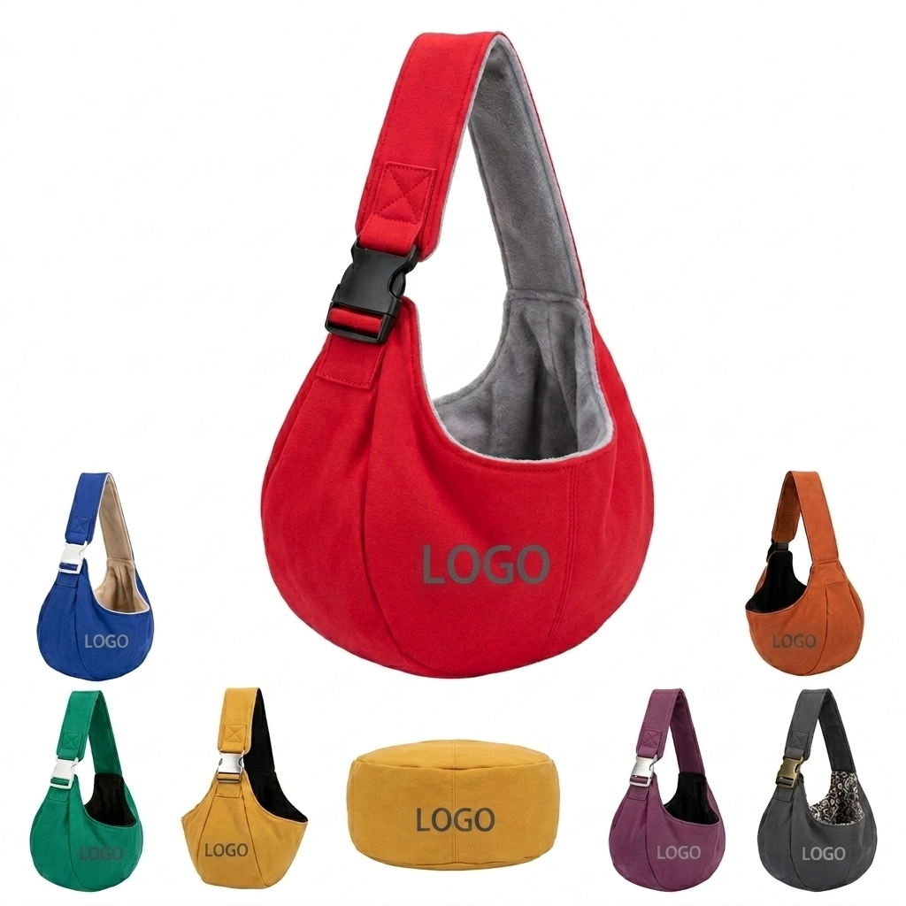 Handmade Durable Canvas Shoulder Bag for Pet Travel and Daily Use