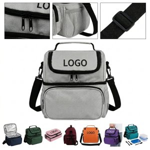 Insulated Large Capacity Oxford Picnic Tote Bag