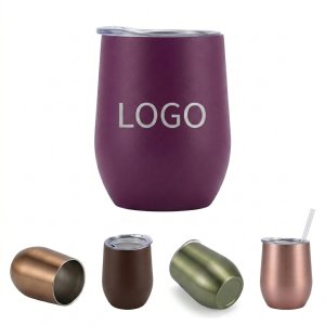 Custom Logo U-Shaped Copper-Infused Vacuum Tumbler