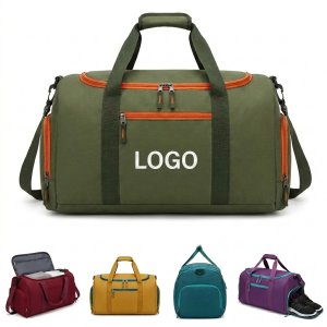 Waterproof Oxford Duffle Bag with Ventilated Shoe Compartment