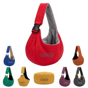 Handmade Durable Canvas Shoulder Bag for Pet Travel and Daily Use