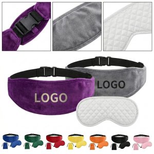 Dual-Use Cooling Weighted Eye Mask for Sleeping, Blocks Light and Soothes Puffy Eyes