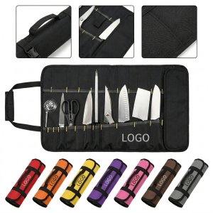 Professional Chef's Knife Roll Bag - Durable 900D Oxford Tool Wrap