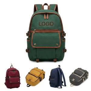 Customizable Unisex School Backpack with Large Capacity & Water-Resistant Fabric